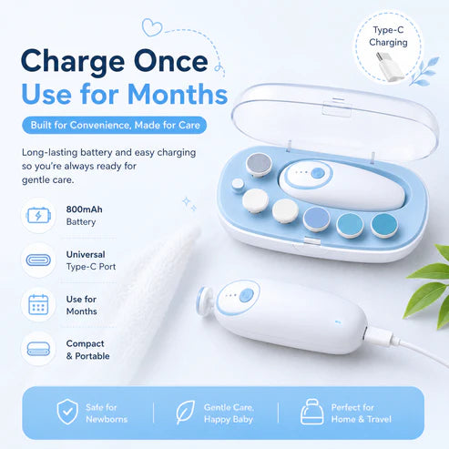 Gentle Baby Nail Trimmer | Rechargeable