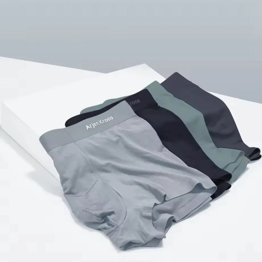 Men's Ice Silk Briefs Boxers (Pack of 3)
