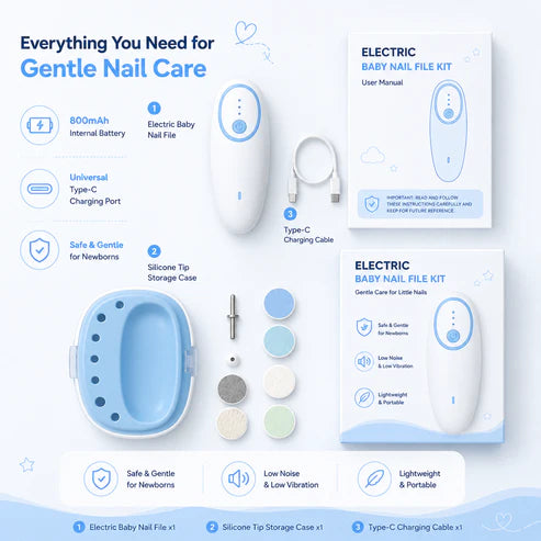 Gentle Baby Nail Trimmer | Rechargeable